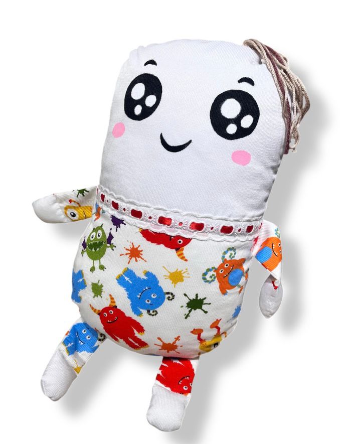 Almohada Arrocito & Muñeco de apego Monster emociones